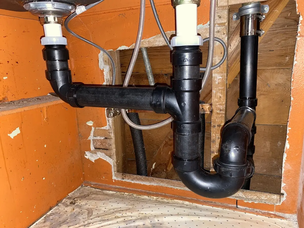 Professional Repiping Services equipment and tools on the job in Greensboro