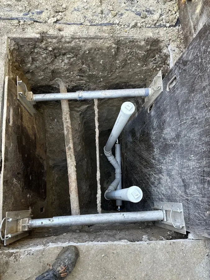Experienced plumber completing Gas Line Repair work in Greensboro